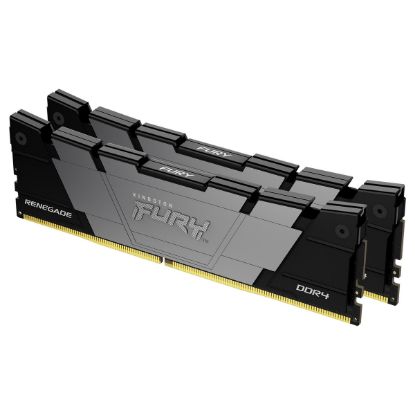 Imagem de Dimm DDR4 Pack 2x 16GB (32GB) Kingston CL16 3200Mhz 2Rx8 Fury Renegade Preta