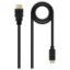 Imagem de Cabo HDMI p/ MiniHDMI Nanocable Preto - 1.8Mtr