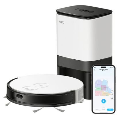 Imagem de Aspirador Robot TP-Link Vacuum & Mop Tapo RV20 Mop Plus 2.7kPa c/ Dock Autolimpeza Branco
