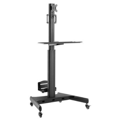 Imagem de Suporte Chão Móvel p/ Computador/Ecrã 13"/32" Napofix SW9100B Preto