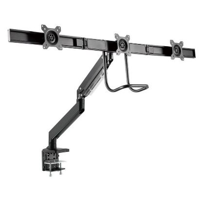Imagem de Suporte Mesa Articulado p/ 3 Ecrãs 17"/27" Napofix DM4300 Preto