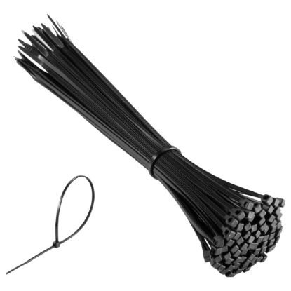Imagem de Abraçadeira Nylon Ewent 200 x 2.5 mm Preta (Pack100)