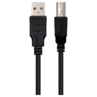 Imagem de Cabo USB2.0 TipoA-B AWG30 Ewent Preto - 1Mtr