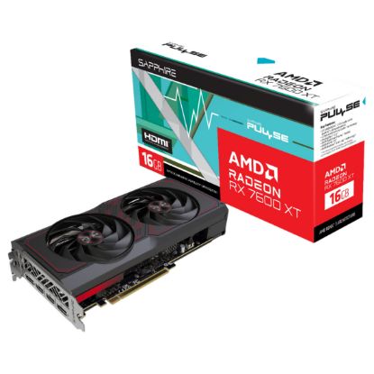 Imagem de Placa Gráfica Sapphire Radeon RX 7600 XT Pulse Gaming 16GB