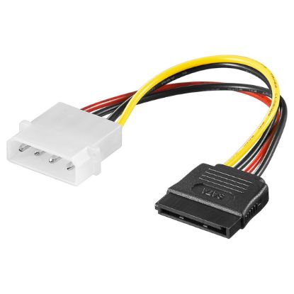 Imagem de Cabo de Alimentação Ewent Molex (4Pin) p/ 1x SATA
