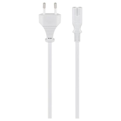 Imagem de Cabo de Alimentação IEC C7 Ewent 2 Entradas Branco - 1.8Mtr
