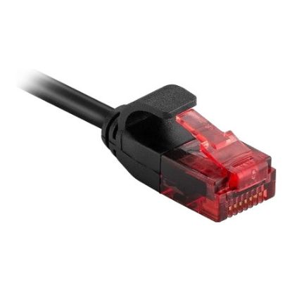 Imagem de Cabo de Rede RJ45 Ewent Cat.6 U/UTP Slim Preto - 1.5Mtr