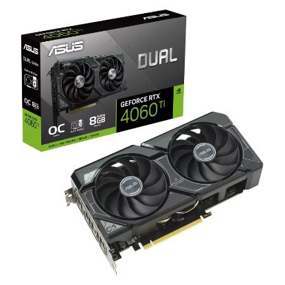 Imagem de Placa Gráfica Asus GeForce RTX 4060 Ti DUAL OC SSD Edition 8GB DLSS3