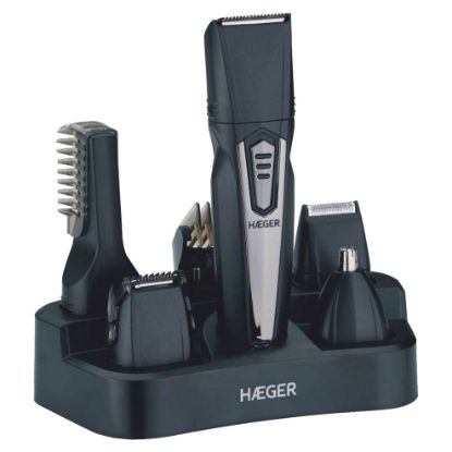Imagem de Aparador de Cabelo Haeger Trimmer Preto c/ Acessórios