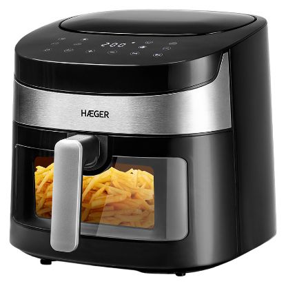 Imagem de Fritadeira Ar Quente Haeger Air Banquet 8L - 1800W Prateada