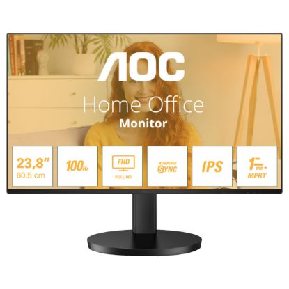 Imagem de Monitor AOC 23.8" 24B3HA2 IPS FHD 16:9 100Hz (1ms) c/ Colunas