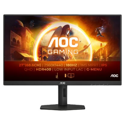 Imagem de Monitor AOC Gaming 27" Q27G4X IPS QHD 16:9 180Hz HDR400 (0.5ms)