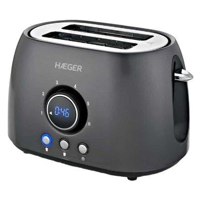 Imagem de Torradeira Haeger Future c/ Temporizador 800W Preta