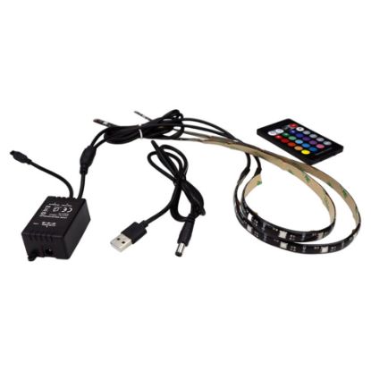 Imagem de Fita de Iluminação LED Gembird LED-2SU-RGB50-01 RGB - 1Mtr (2x 50cm)