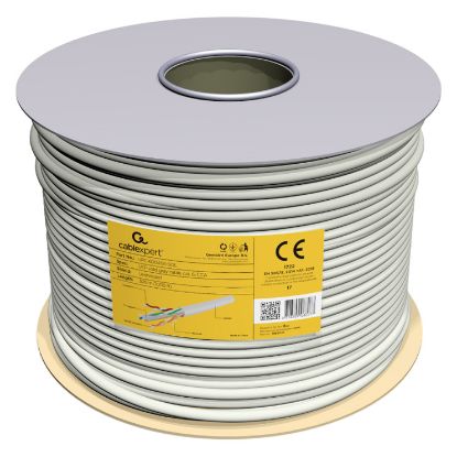 Imagem de Bobine de Rede RJ45 Gembird Cat.6 UTP Cinza - 305Mtr