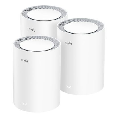 Imagem de Router Cudy Wireless AX3000 M3000 Whole Mesh Dual-Band Gigabit WiFi 6 Branco (Pack3)