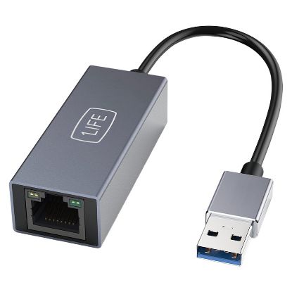 Imagem de Adaptador de Rede USB3.0 p/ RJ45 Gigabit 1Life