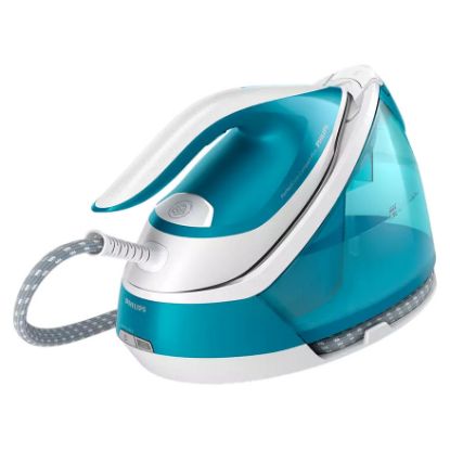 Imagem de Ferro com Caldeira Philips PerfectCare Compact Plus GC7920/20 2400W Branco/Azul