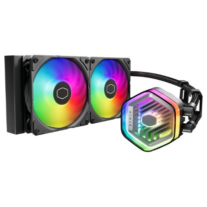 Imagem de Cooler CPU Cooler Master MasterLiquid Hyper 240 Atmos ARGB Liquid Preto