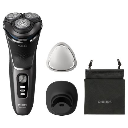 Imagem de Máquina de Barbear Philips Shaver 3000 Series S3343/13 Wet & Dry Preto