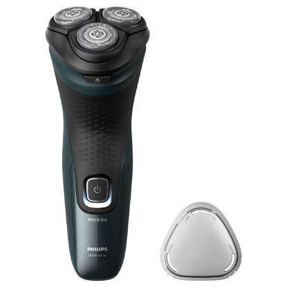 Imagem de Máquina de Barbear Philips Shaver 3000X Series X3003/00 Wet & Dry Preto/Verde