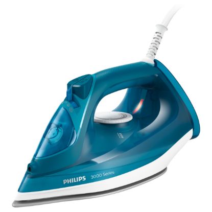 Imagem de Ferro a Vapor Philips 3000 Series DST3040/70 2600W Branco/Azul