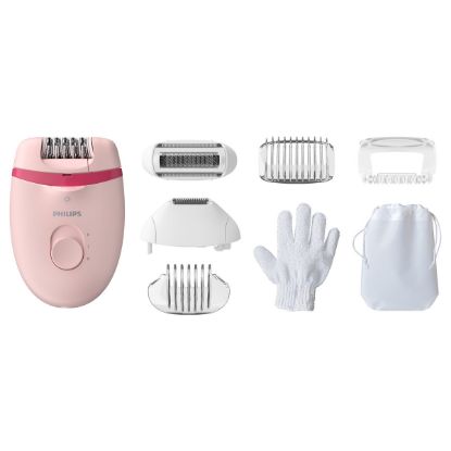 Imagem de Depiladora Philips Satinelle Essential BRE285/00 Branca/Rosa