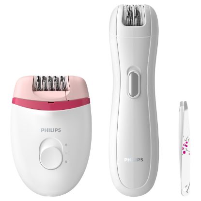Imagem de Depiladora Philips Satinelle Essential BRP506/00 Branca/Rosa