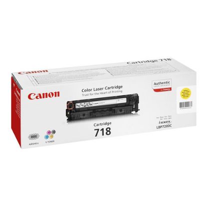 Imagem de Toner Canon 718 Amarelo