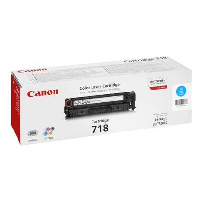 Imagem de Toner Canon 718 Ciano