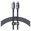 Imagem de Cabo USB3.1 Type-C 100W Baseus Crystal Shine Preto - 1.2Mtr
