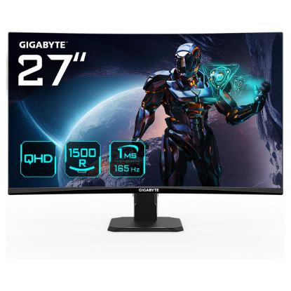 Imagem de Monitor Gigabyte 27" GS27QC VA QHD 16:9 Curvo 165Hz FreeSync Premium (1ms)