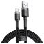 Imagem de Cabo USB2.0 p/ Type-C Baseus Cafule Preto - 3Mtr
