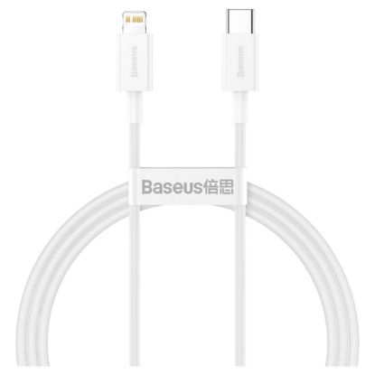 Imagem de Cabo USB2.0 Type-C p/ Lightning Baseus Superior Series Branco - 1Mtr