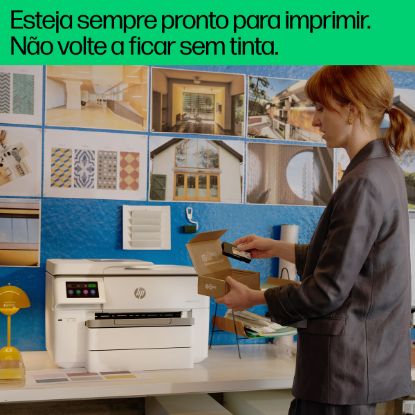 Imagem de Impressora HP Multifunções Cores Wireless Officejet Pro 9730e (A3)