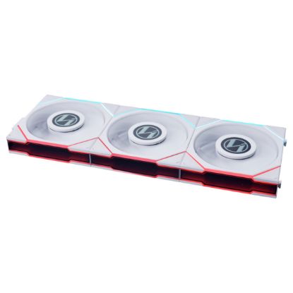 Imagem de Ventoinha 120mm Lian Li UNI TL LCD ARGB Reverse Series Branca (Pack 3)