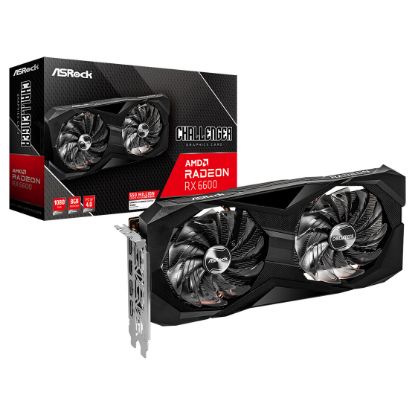 Imagem de Placa Gráfica ASRock Radeon RX 6600 Challenger D 8GB GDDR6