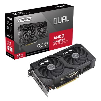 Imagem de Placa Gráfica Asus Radeon RX 7600 XT DUAL OC 16GB
