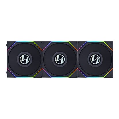 Imagem de Ventoinha 120mm Lian Li UNI TL LCD Series Preta (Pack 3)