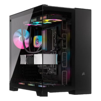 Imagem de Caixa Corsair iCUE Link 6500X RGB Preta (ATX) (Vidro Temperado)