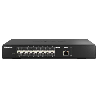 Imagem de Switch de Rede QNAP 16 Portas 2.5GbE / 1x 10GbE - QSW-M5216-1T