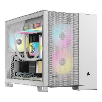 Imagem de Caixa Corsair 2500D Airflow Branca (Micro-ATX) (Vidro Temperado)
