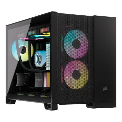 Imagem de Caixa Corsair 2500D Airflow Preta (Micro-ATX) (Vidro Temperado)
