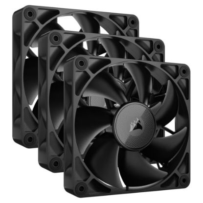Imagem de Ventoinha 120mm Corsair iCUE Link RX120 PWM Preta (Pack3)