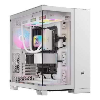 Imagem de Caixa Corsair iCUE Link 6500X RGB Branca (ATX) (Vidro Temperado)
