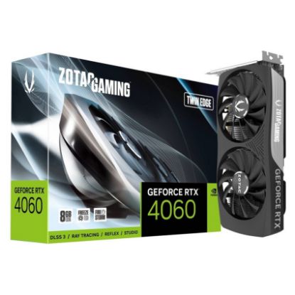 Imagem de Placa Gráfica ZOTAC GeForce RTX 4060 TWIN EDGE GAMING 8GB DLSS3