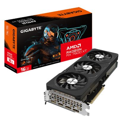 Imagem de Placa Gráfica Gigabyte Radeon RX 7600 XT GAMING OC 16GB