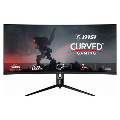 Imagem de Monitor MSI 34" MAG342CQPV VA UWQHD 21:9 Curvo 100Hz (1ms)