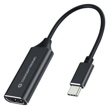 Imagem de Cabo Adaptador Type-C p/ HDMI 4K 30Hz M/F Conceptronic ABBY03B Preto