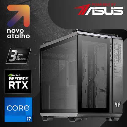 Imagem de Computador Powered by ASUS TUF Gaming i7 32GB SSD 1TB RTX 4070 Ti SUPER Preto